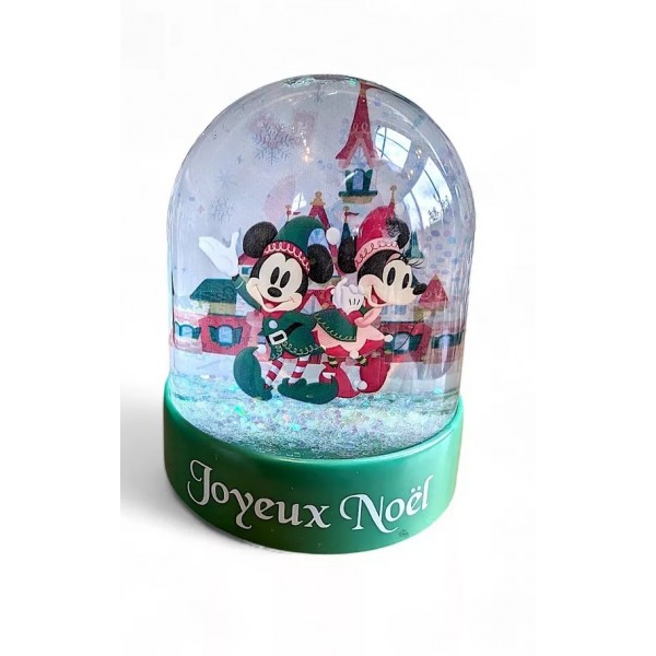 Disneyland Paris Christmas 2025 Snow Globe